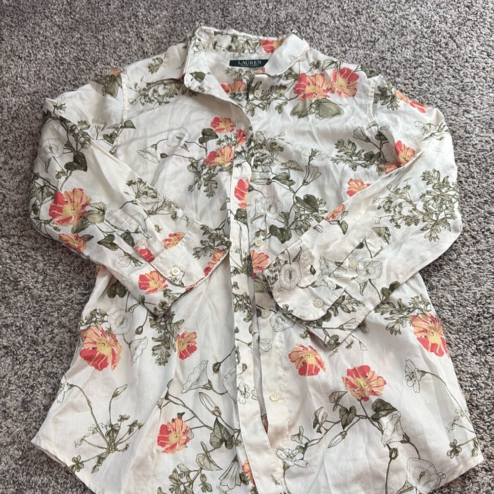 Ralph Lauren Button Down Floral